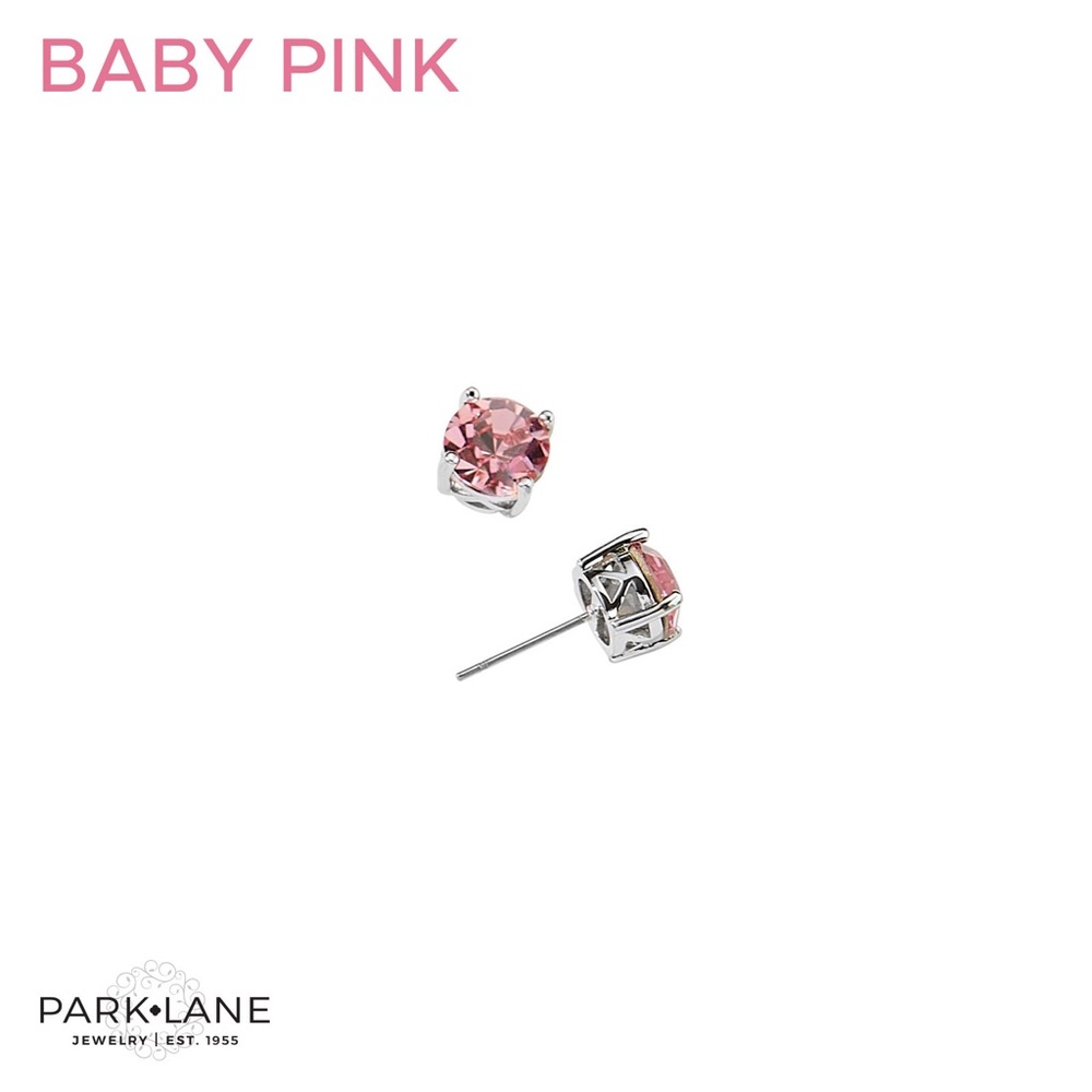 NEW Park Lane Baby Pink Impression Stud Earrings
